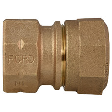 Ford Meter Box 2" Female Iron Pipe X 2" Pack Joint For CTS Q Style Compression Coupling C14-77-Q-NL