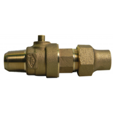 A.Y. McDonald 1 1/2" Flare Ball Corporation Stop No Lead