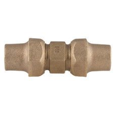 Ford Meter Box 1 1/2" Flare Copper X 1 1/2" Flare Copper Straight 3 Part Union C22-66-NL