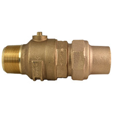 Ford Meter Box 1 1/2" Flare Corp Stop FB600-6-NL