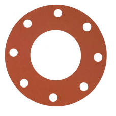 4" X 1/16" Thick Full Face Rubber Gasket