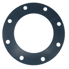 8" X 1/8" Thick Full Face Rubber Gasket