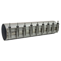 8" X 30" Long Stainless Steel Repair Clamp For Ductile Iron Pipe 