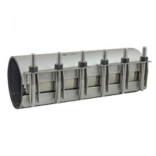 6" X 20" Long Stainless Steel Repair Clamp For Ductile Iron Pipe