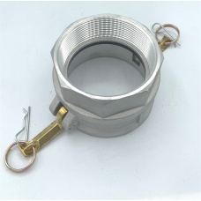 4" Camlock FIP X Female Connector Part D Aluminum