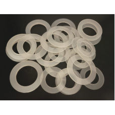 100 Pack Of 1" X 1/8" Thick Plastic Gaskets